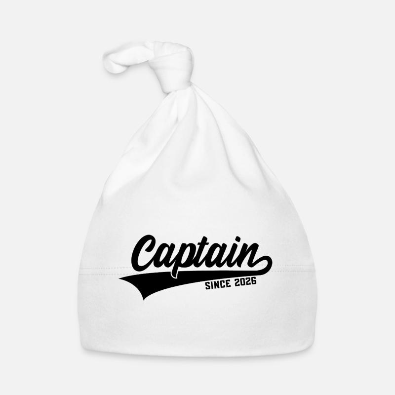 CAPTAIN 2026 CAPTAIN SINCE 2026 Organic Baby Cap