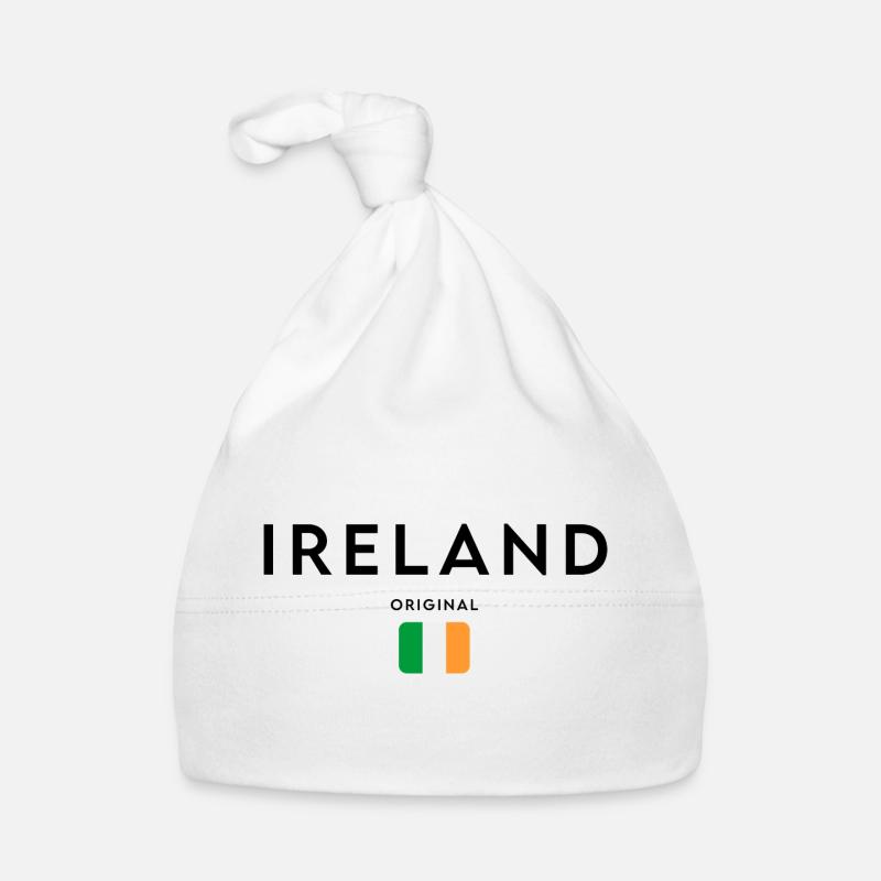 Drapeau de l’Irlande, design minimaliste élégant Bonnet bio Bébé