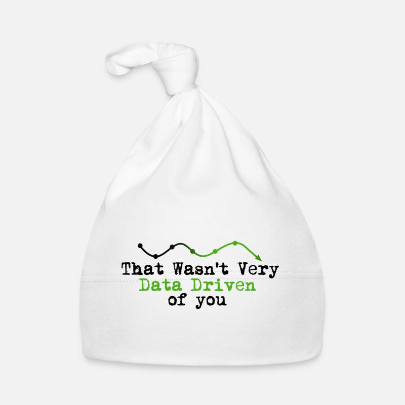 Data Driven Graphline Logo Organic Baby Cap