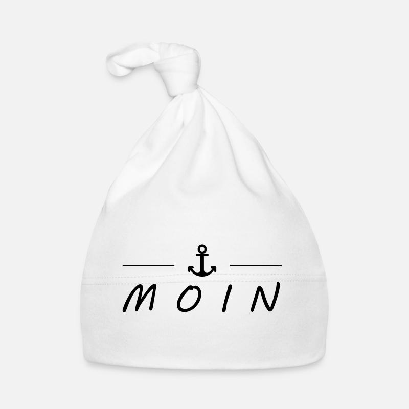 Moin - Baby Bio-Mütze - Weiß