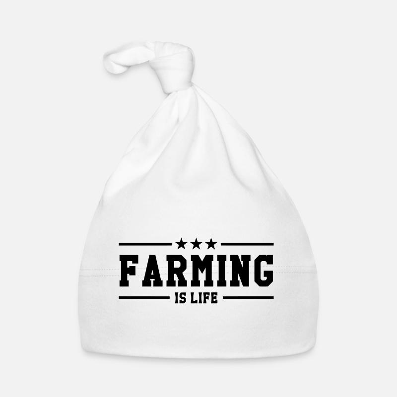Farming is life Organic Baby Cap