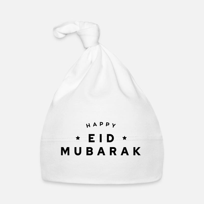 Happy Eid Mubarak Bonnet bio Bébé