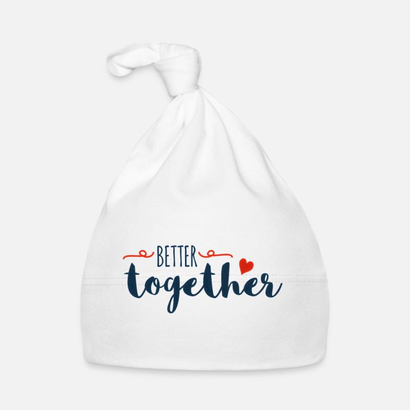 Mieux Ensemble Script Cœur Bonnet bio Bébé