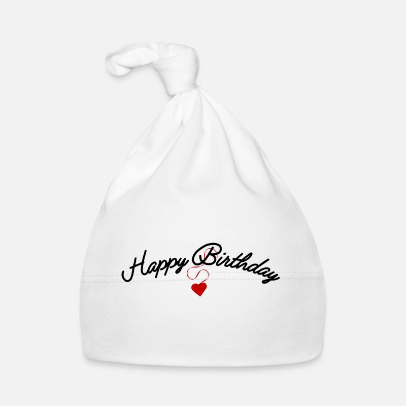 Bon anniversaire Bonnet bio Bébé