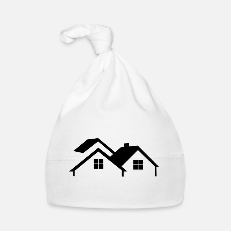 House logo simple Organic Baby Cap