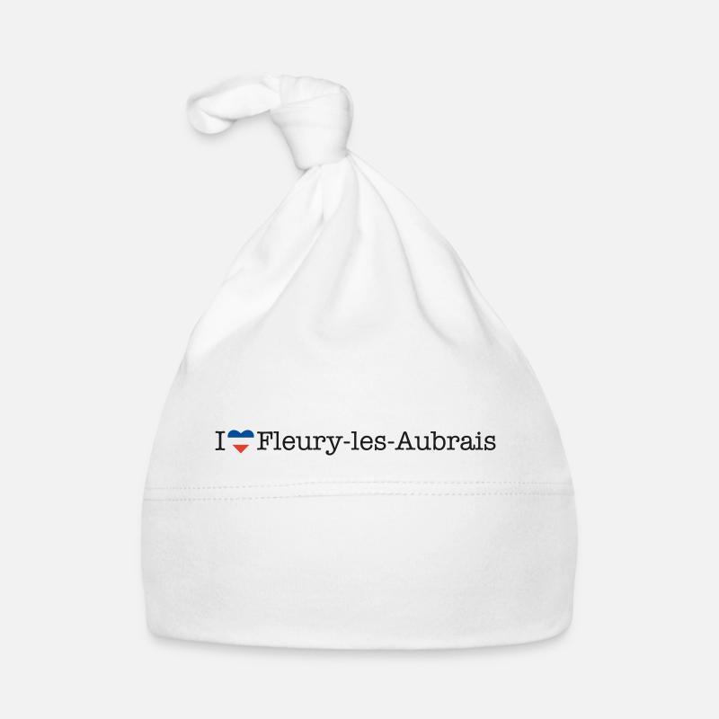 I love Fleury les Aubrais Baby Bio-Mütze