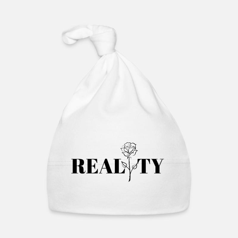 Un design cool, la réalité. - Bonnet bio Bébé - blanc