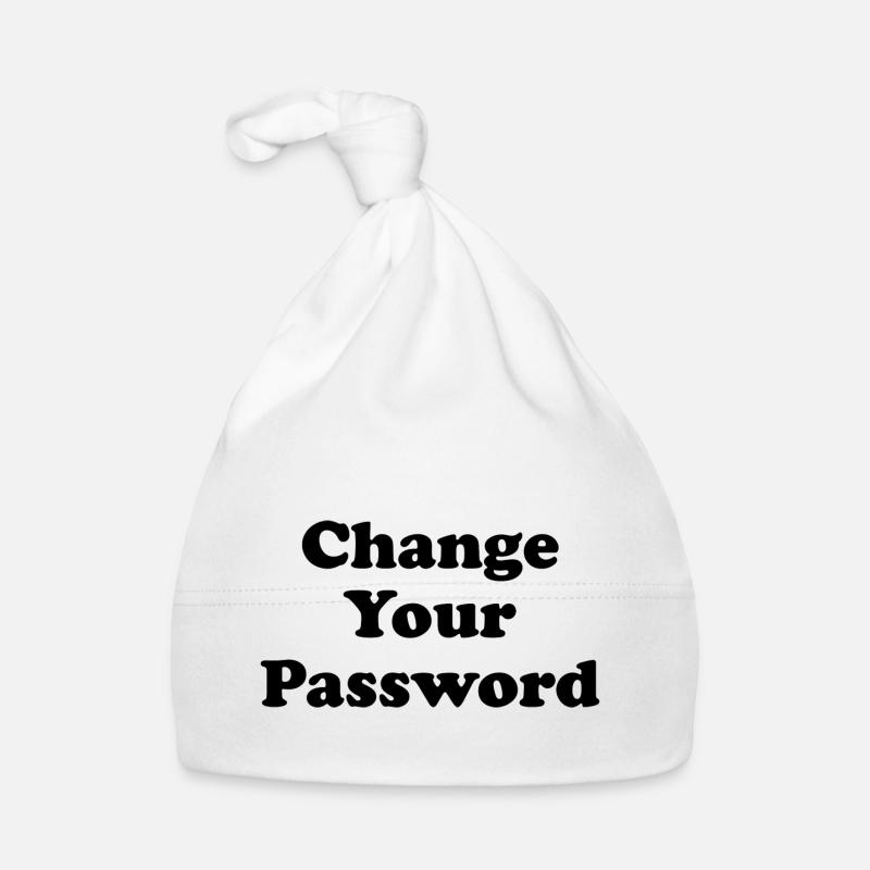 Change your Password! -schwarz Baby Bio-Mütze