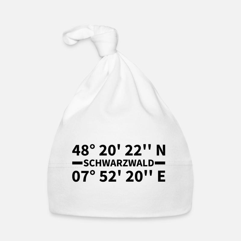 Black Forest coordinates Organic Baby Cap