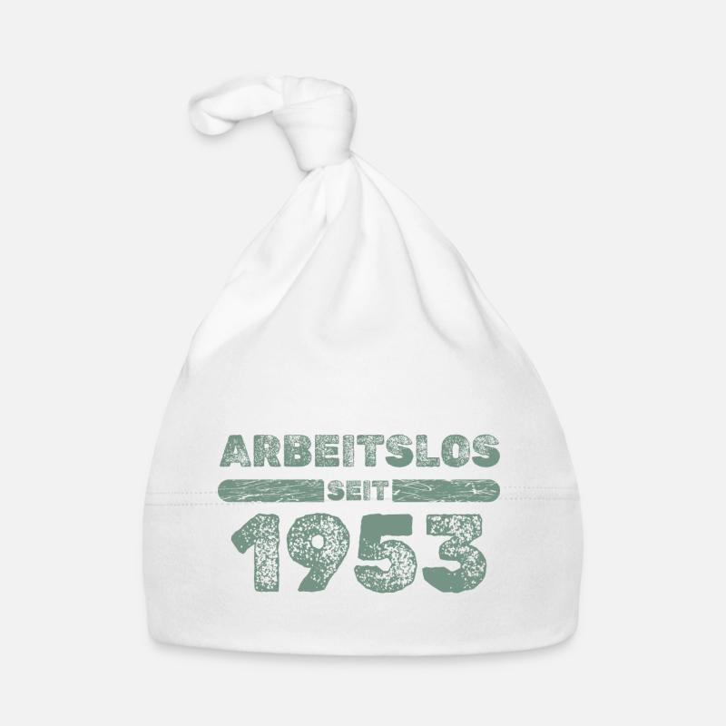 Arbeitslos 1953 Baby Bio-Mütze