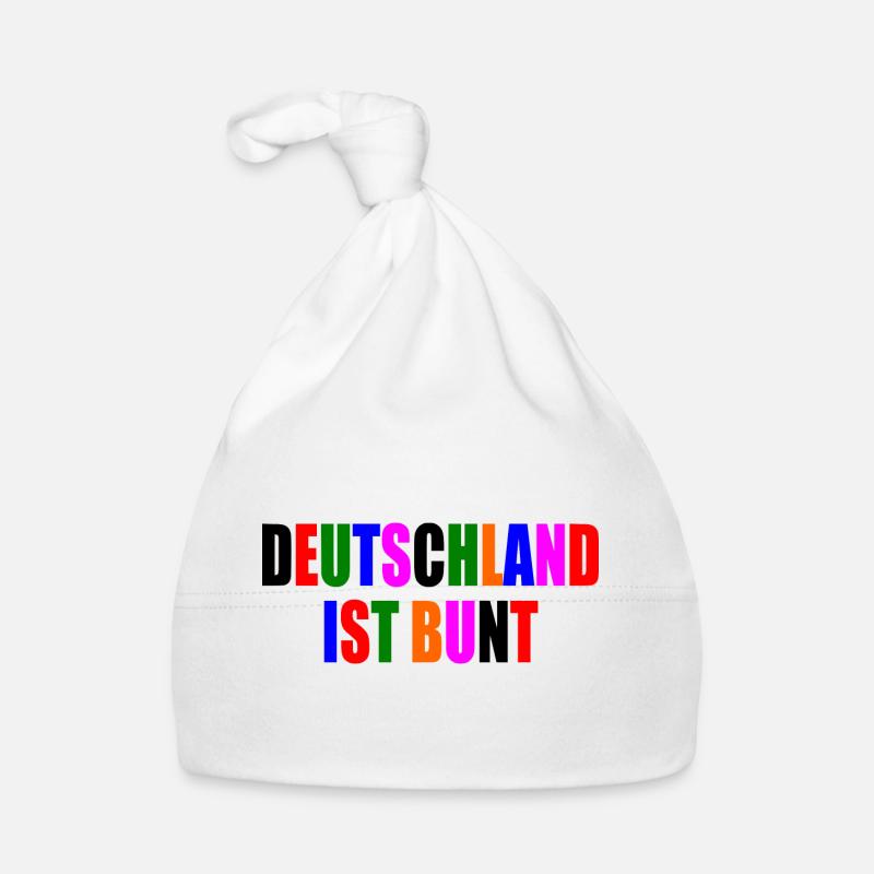Deutschland ist bunt Baby Bio-Mütze