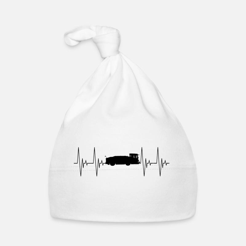 Remorqueur d’avion Pushback Pusher Heartbeat ECG Bonnet bio Bébé