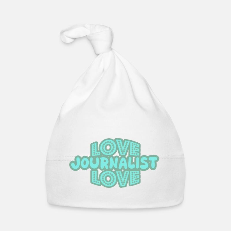 Gift for Journalist Organic Baby Cap