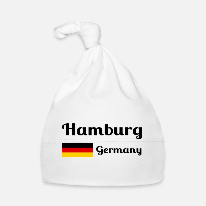Hambourg, Allemagne - Imprimés élégants Bonnet bio Bébé