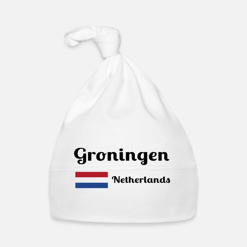 Groningen Netherlands- Stylish prints Organic Baby Cap