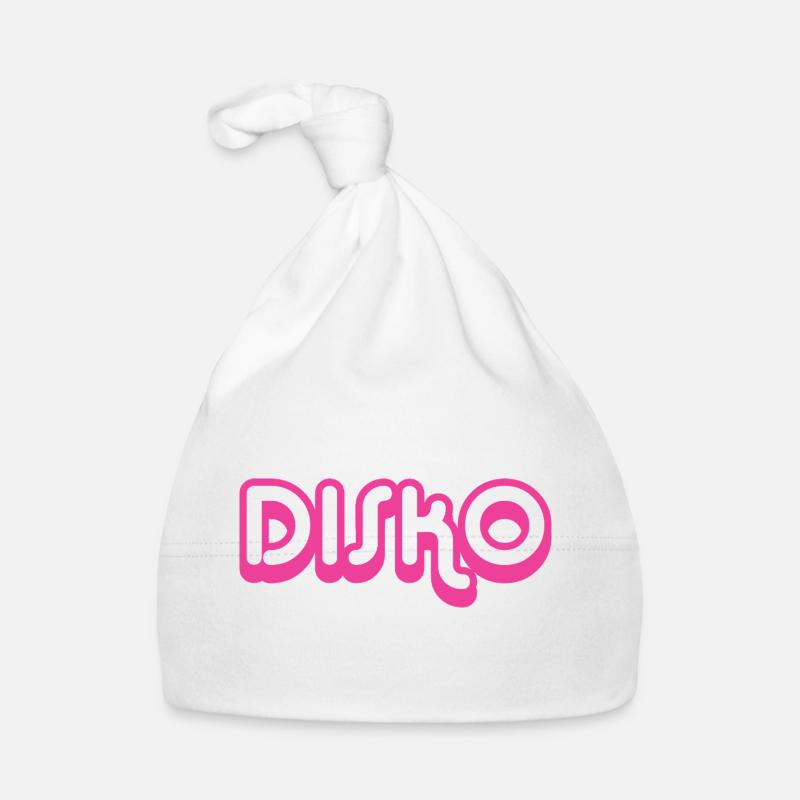 DISKO Nicki - Baby Bio-Mütze - Weiß