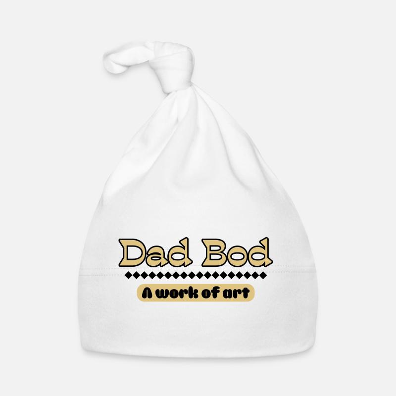 Dad Bod – Déclaration artistique pour les pères Bonnet bio Bébé