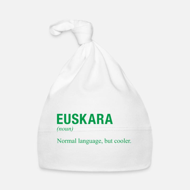 Basque language Organic Baby Cap