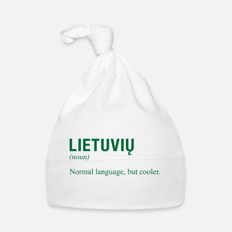 Lithuanian language Lithuania Organic Baby Cap