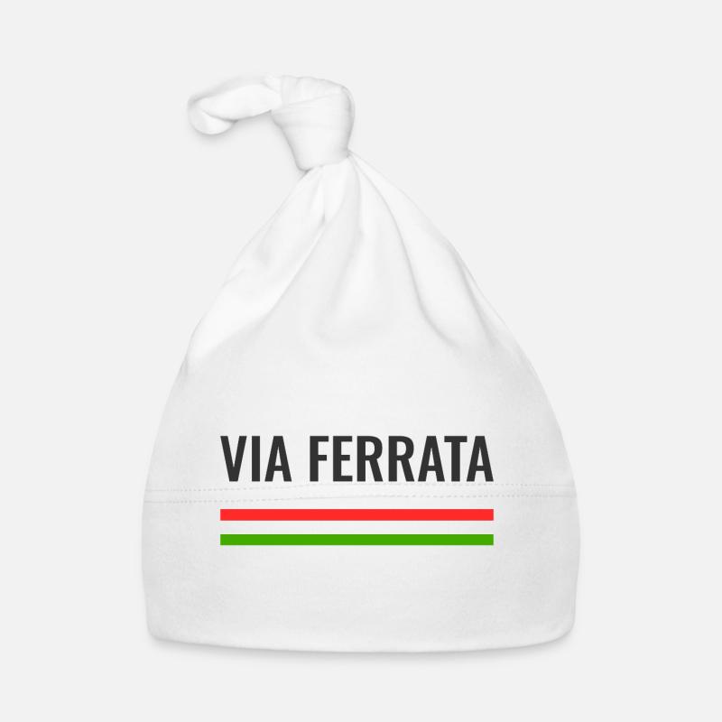 Via Ferrata Italie - Bonnet bio Bébé - blanc