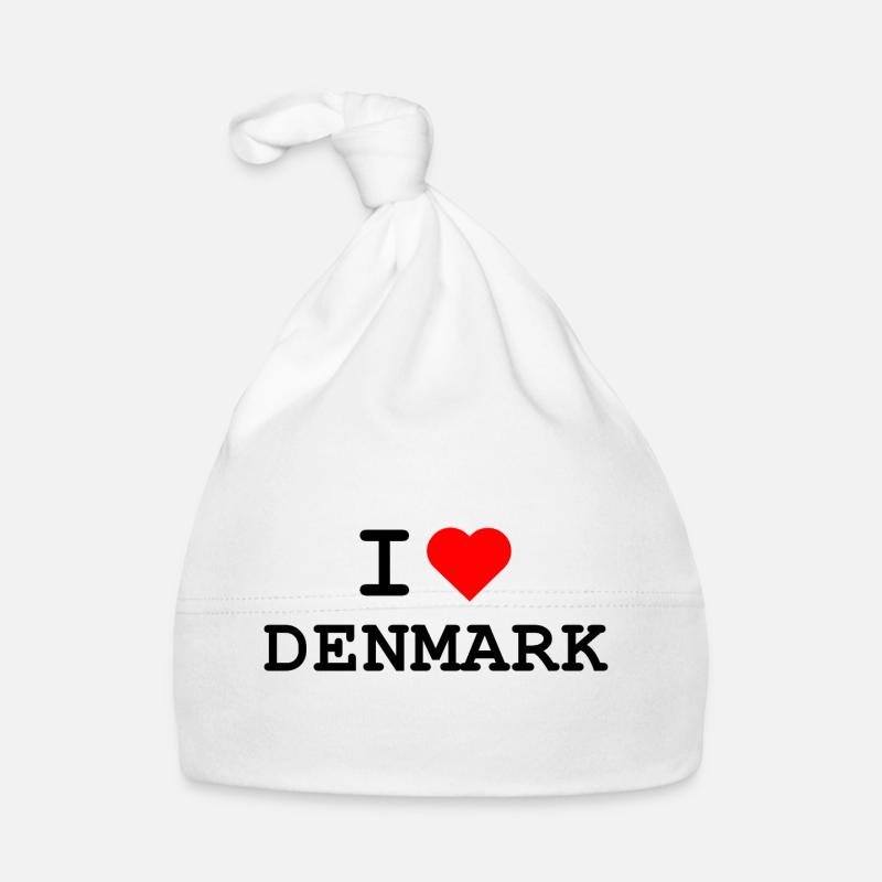 J’aime le Danemark - Dänemark Bonnet bio Bébé