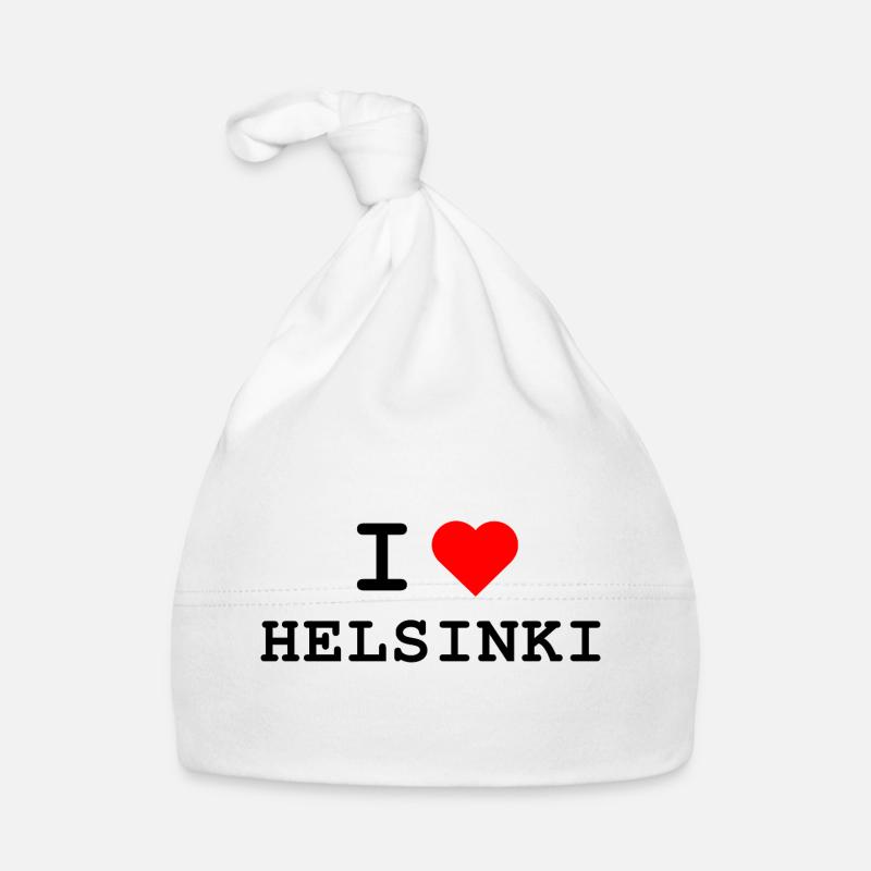 Ich liebe Helsinki - J’adore Helsinki Bonnet bio Bébé