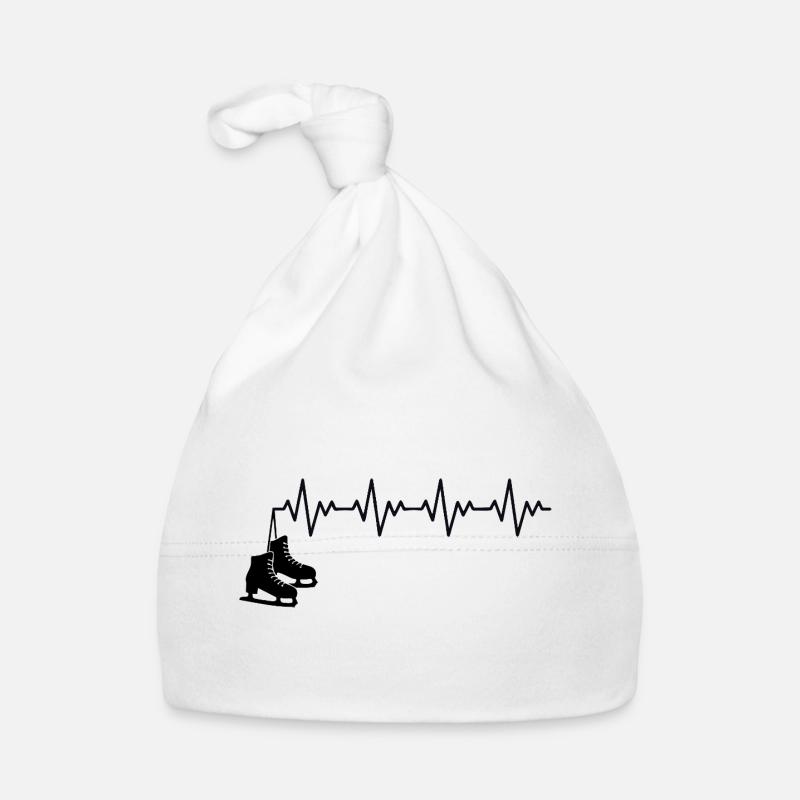 Schlittschuhe Eiskunstläufer Schlittschuh EKG Baby Bio-Mütze