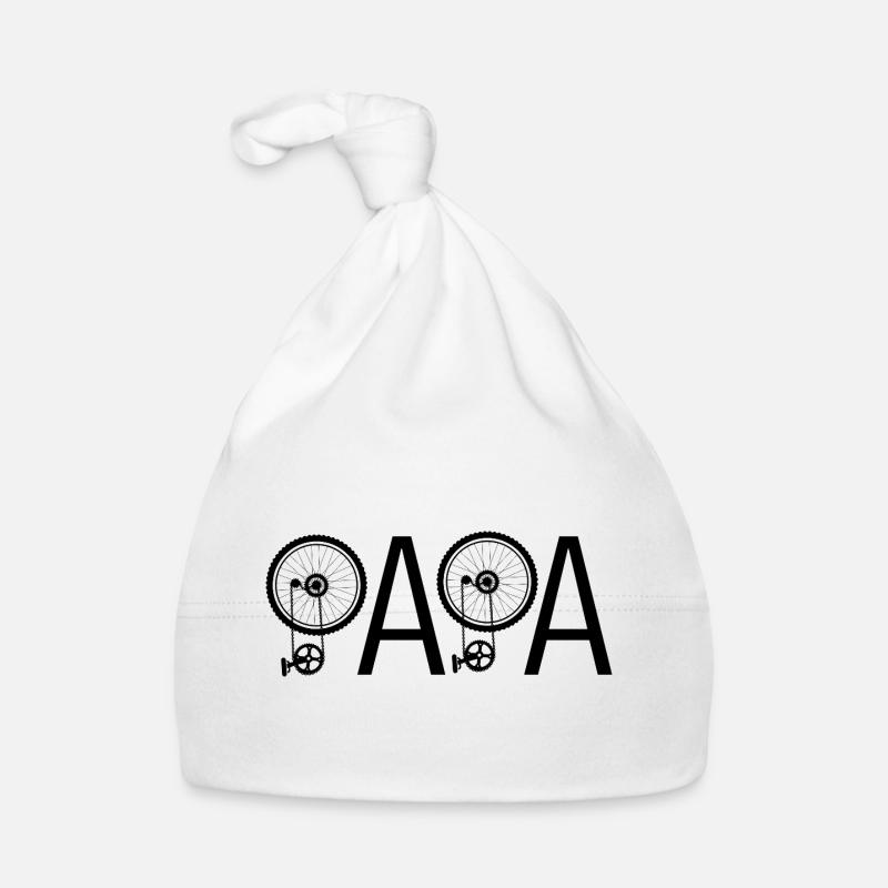 Radspoke Typography: Bicycle Font Dad Organic Baby Cap
