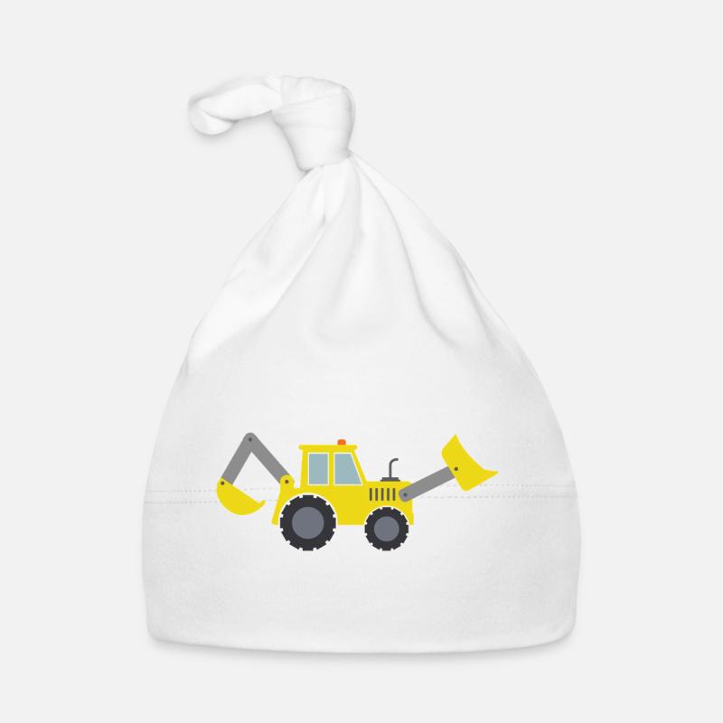 Baggerlader Baby Bio-Mütze