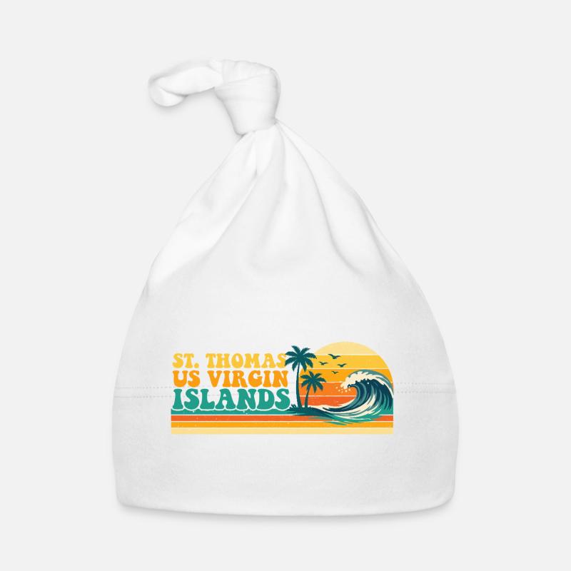 St. Thomas Maagdeneilanden Spring Break Cruisetrip Bio-muts voor baby's