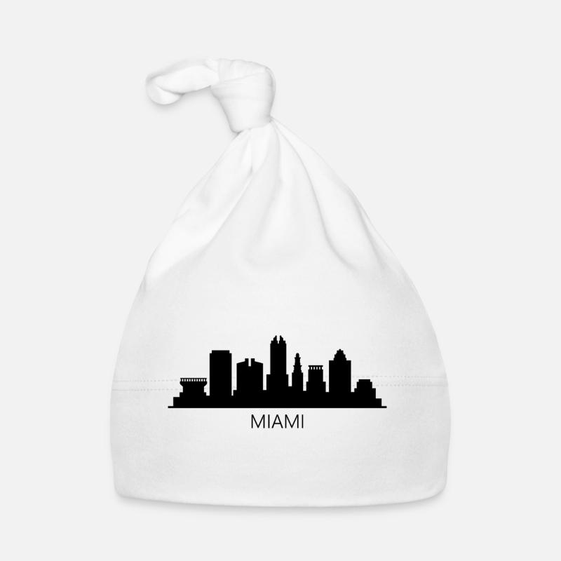 Miami Skyline Baby Bio-Mütze