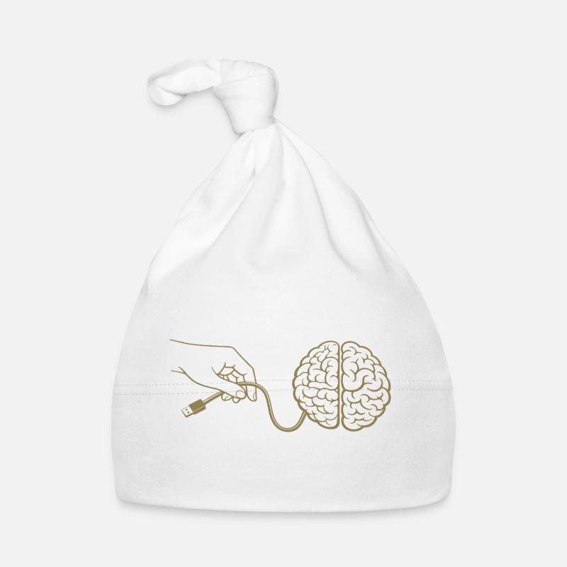 Connecteur de câble Brain Head Intelligence Intelligence artificielle Bonnet bio Bébé