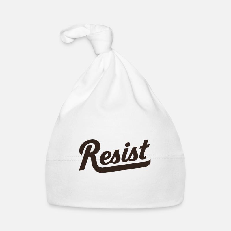 Résistez à la déclaration courageuse de lettres Bonnet bio Bébé