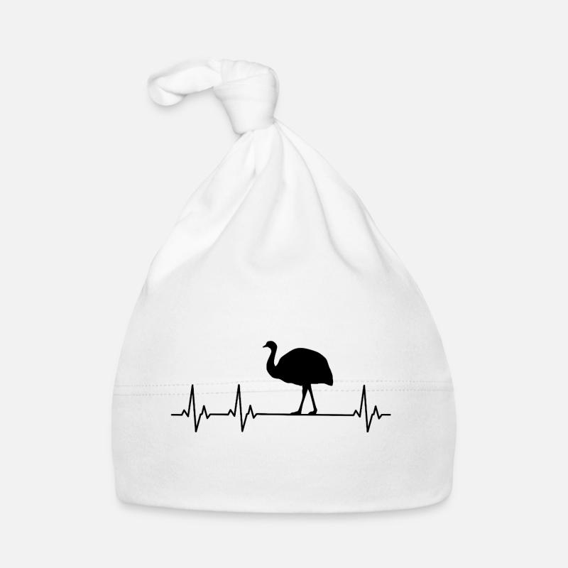 Autruche - Émeu - Nandu Bonnet bio Bébé