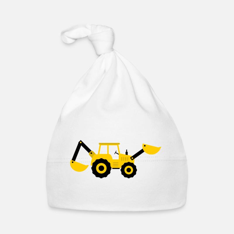 Excavator Organic Baby Cap