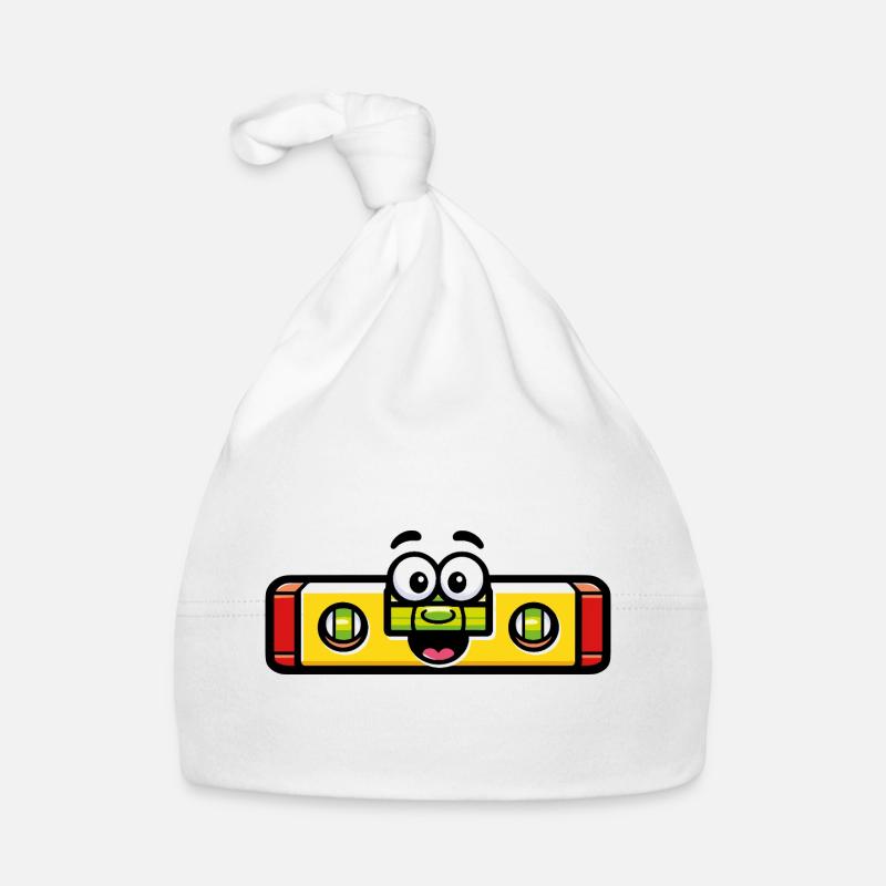 Cute Spirit Level DIY Tool Organic Baby Cap