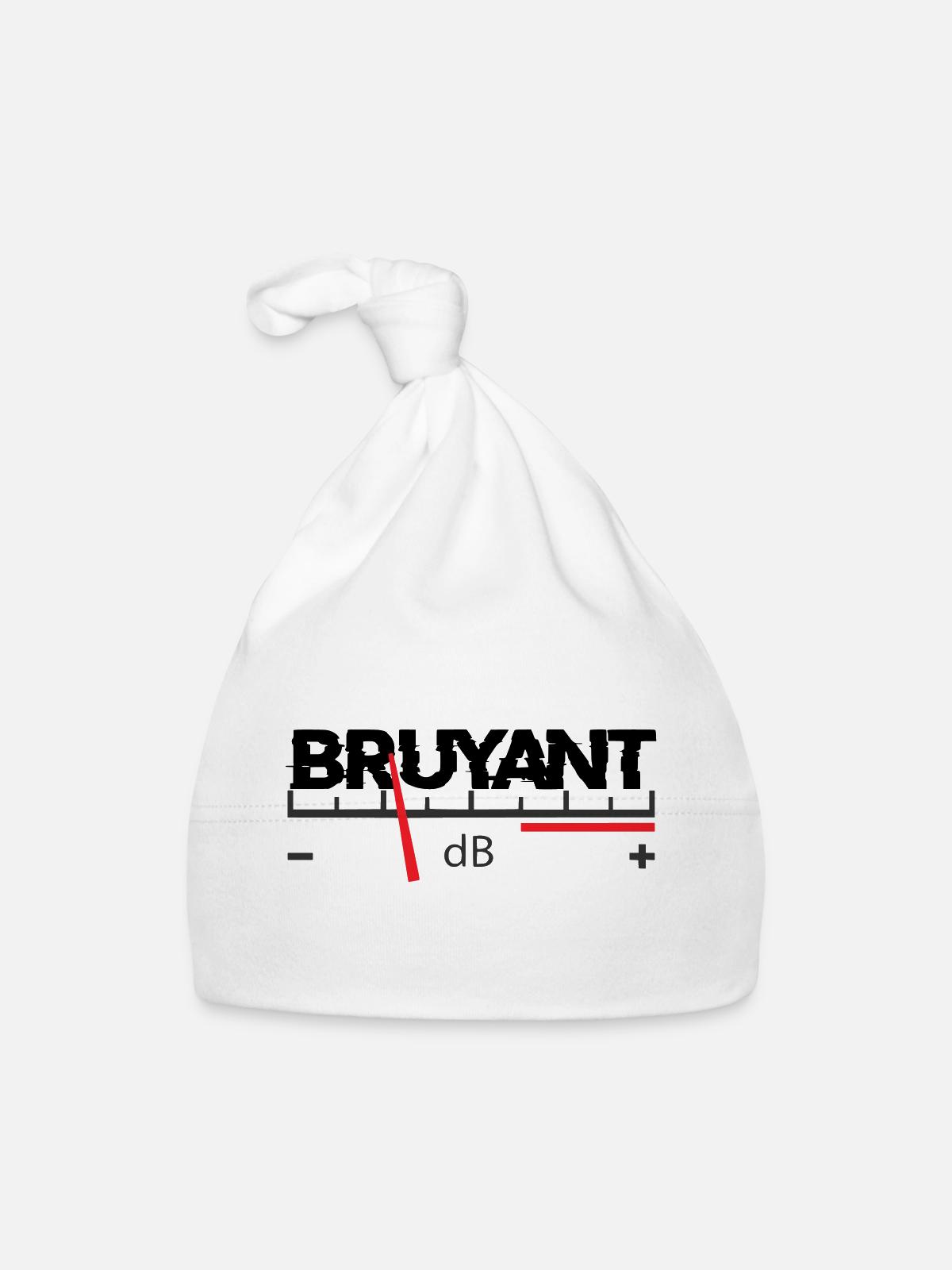Bruyant - Bonnet bio Bébé - blanc - Devant