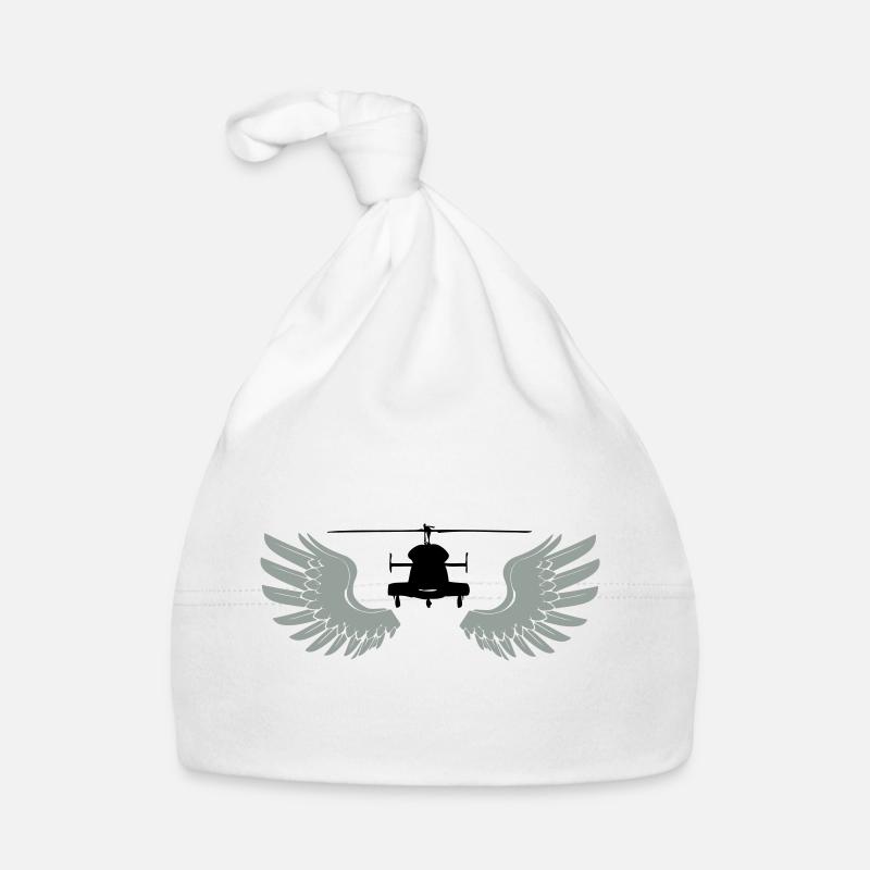 Hélicoptère avec ailes Bonnet bio Bébé