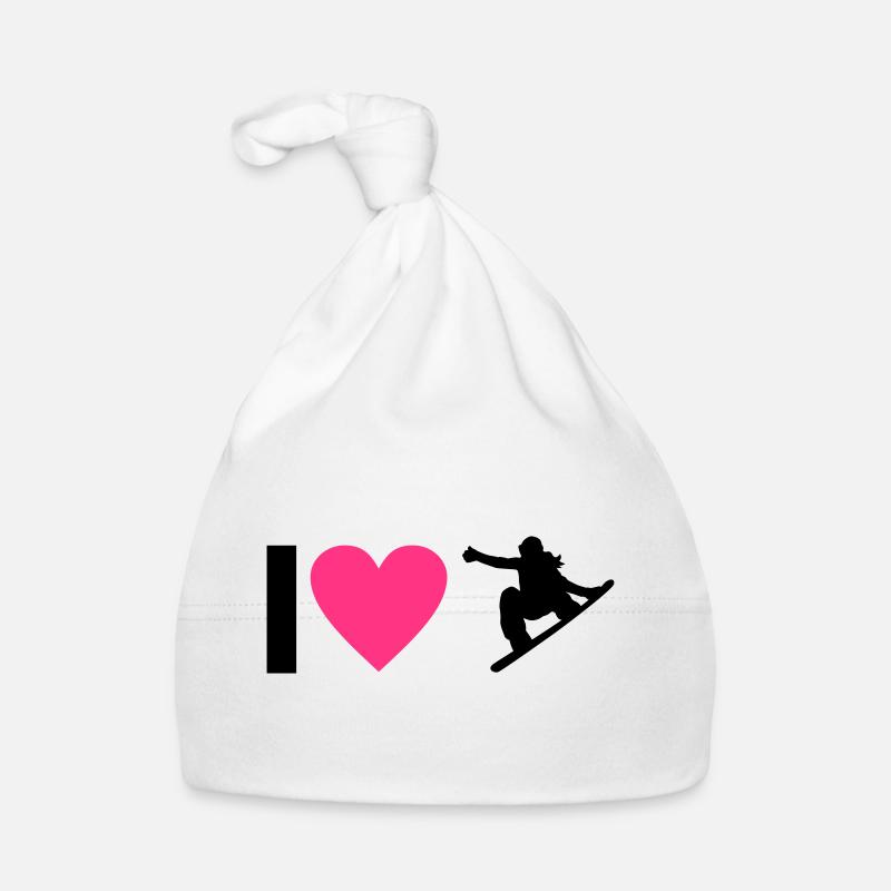Snowboard Baby Bio-Mütze