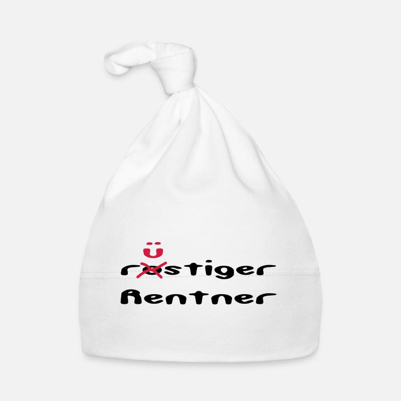 rostiger/rüstiger Rentner Baby Bio-Mütze