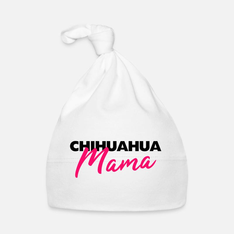 Chihuahua Mama rosa Baby Bio-Mütze