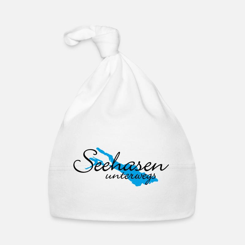 Seehasen vom Bodensee unterwegs Baby Bio-Mütze