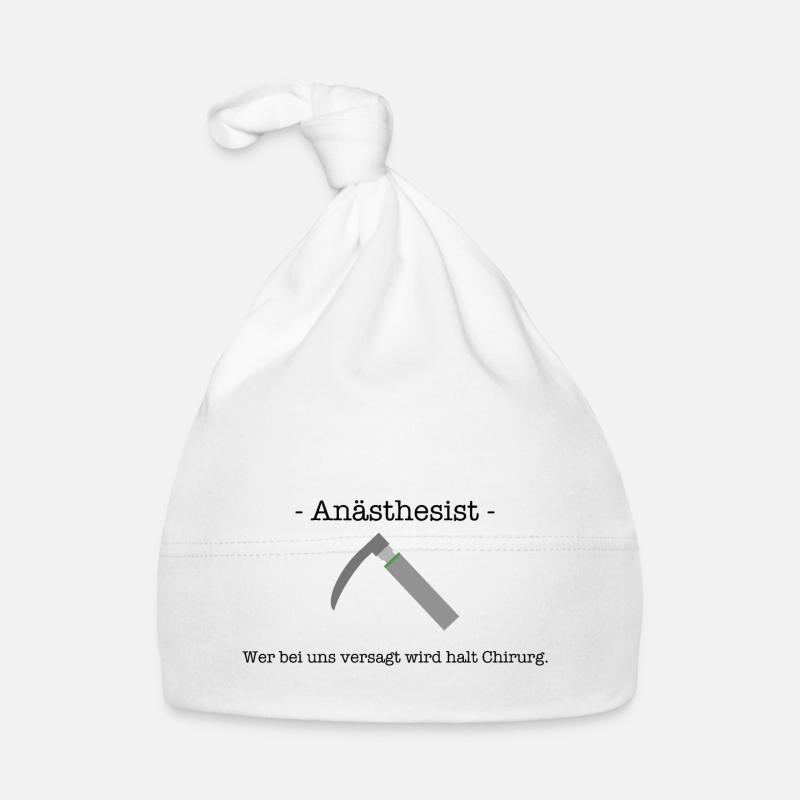 Anästhesist Spruch Chirurg Geschenk Baby Bio-Mütze