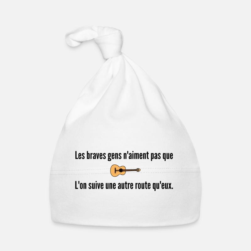 La mauvaise réputation  - Bonnet bio Bébé - blanc