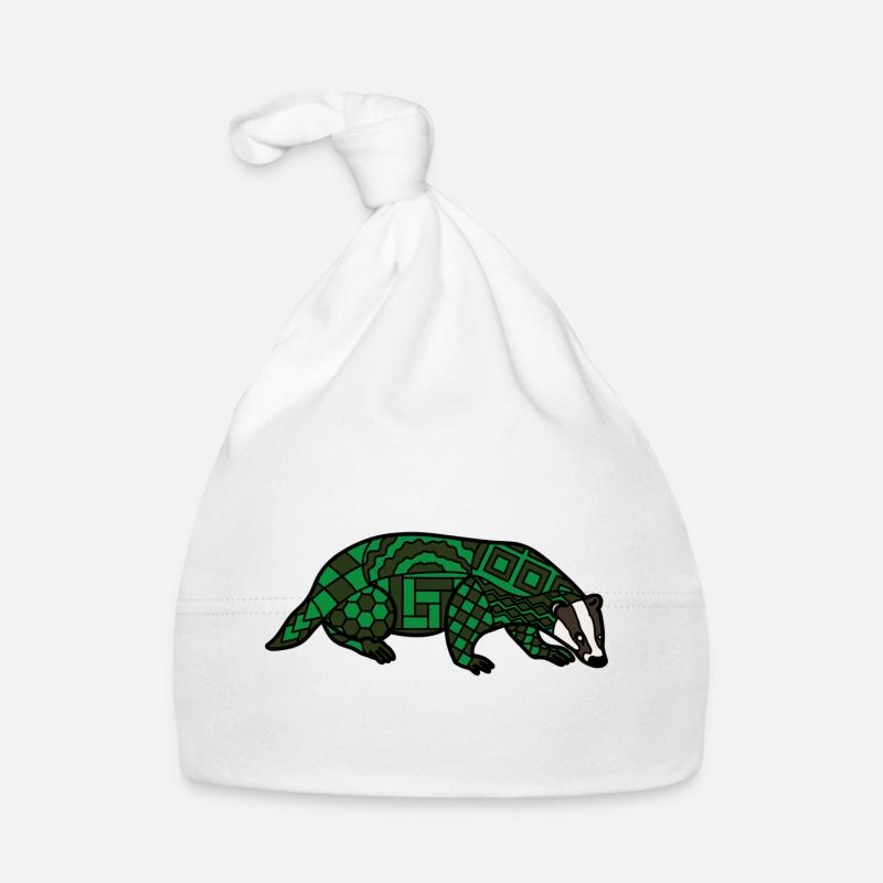 ZenDoodle "Dachs" Baby Bio-Mütze