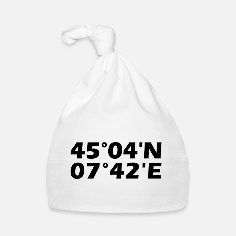 Turin Coordinates Organic Baby Cap