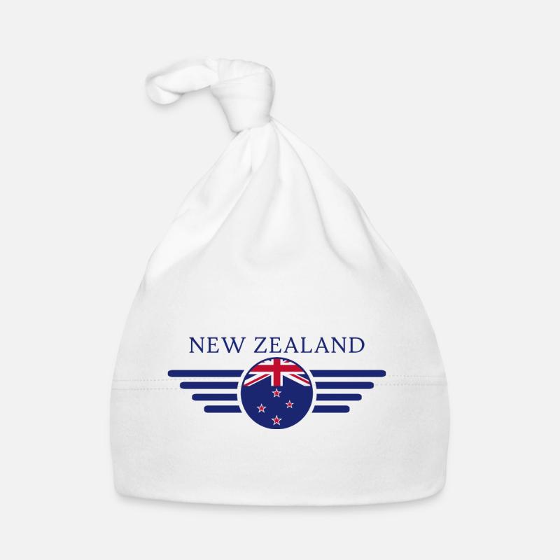 Neuseeland Stil Design T-Shirt Baby Bio-Mütze
