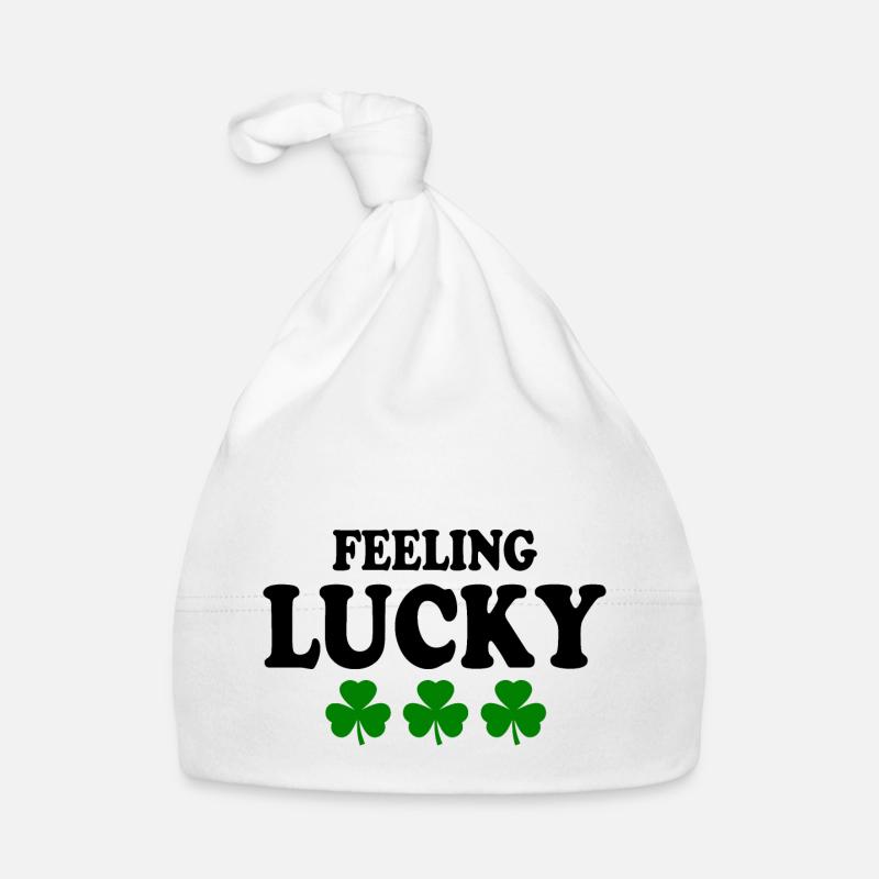 feeling lucky Organic Baby Cap