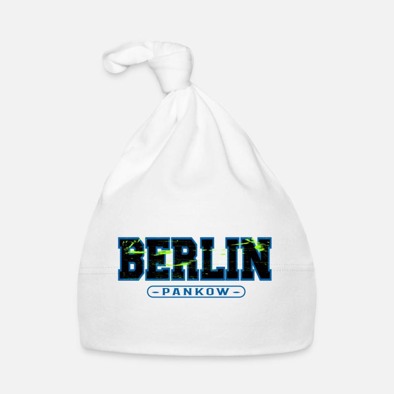 Berlin Pankow Neon-Graffiti Baby Bio-Mütze