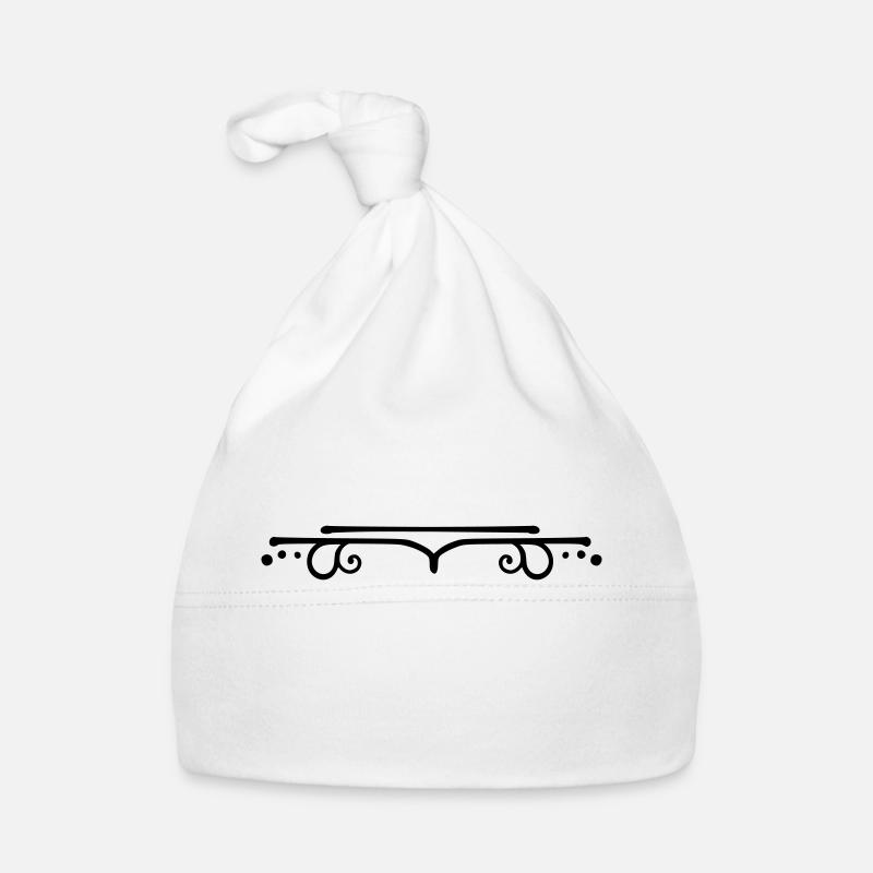 Ligne ondulée droite Bonnet bio Bébé